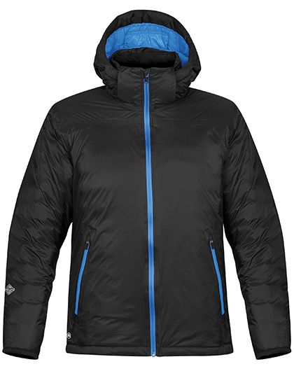 Mens Black Ice- Thermal Jacket Black / Electric Blue