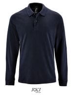 Men`s Long-Sleeve Piqué Polo Shirt Perfect