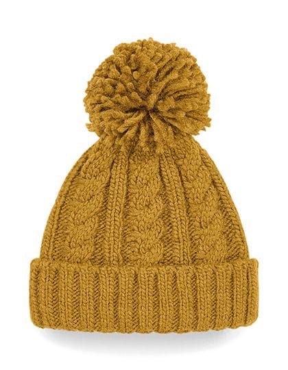 Cable Knit Melange Beanie