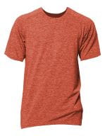 Rex - Short Sleeve Sport T-Shirt Coral Fluor Melange