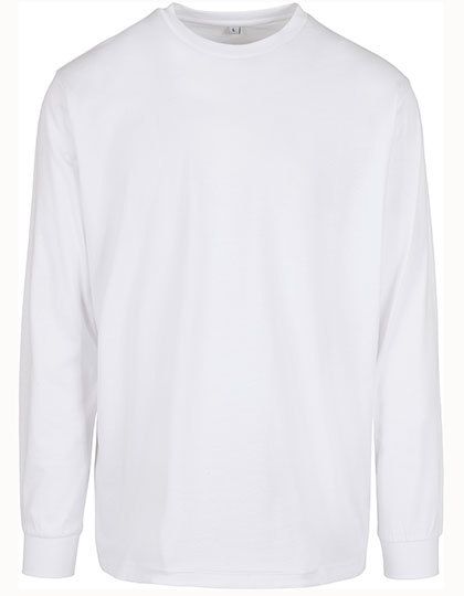 Organic Longsleeve with Cuffrib White