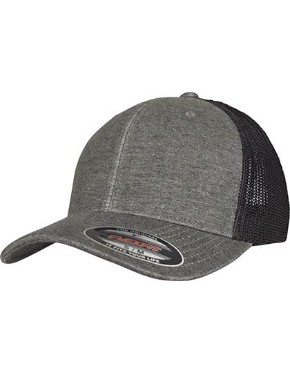 Retro Trucker Melange Cap Khaki / Black Mesh