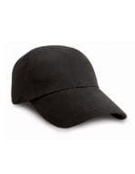 Low Profile Heavy Brushed Cotton Cap Black