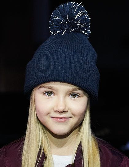 Junior Reflective Bobble Beanie