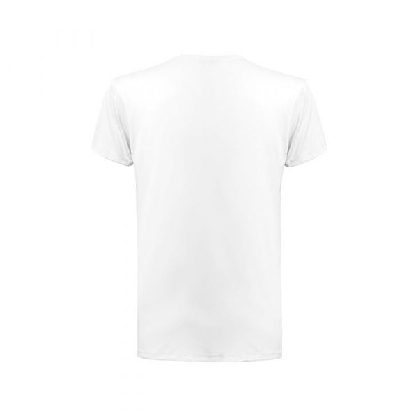 TUBE WH. T-Shirt aus Polyester Weiß