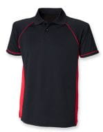 Panel Performance Polo Black / Red / Red