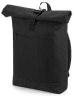 Roll-Top Backpack Black