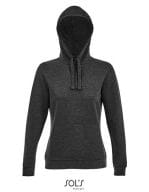 Women´s Hooded Sweatshirt Spencer Heather Charcoal Melange