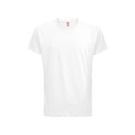 THC FAIR WH. T-Shirt, 100% Baumwolle Weiß