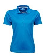 Womens Performance Polo Azure