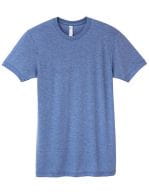 Unisex Tri-Blend Track T-Shirt Athletic Blue