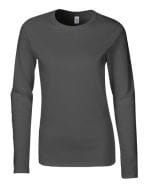 Softstyle® Ladies` Long Sleeve T-Shirt Charcoal (Solid)