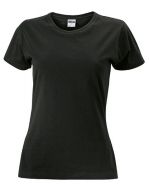 Ladies` Slim Fit-T Black