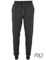 Men`s Slim Fit Jogging Pants Jake Charcoal Melange