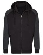 my mate - Men´s Zip Hoody Black / Heather Black