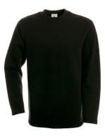 Open Hem Sweat Black