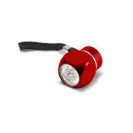 LOUIS. Taschenlampe aus Aluminium Rot