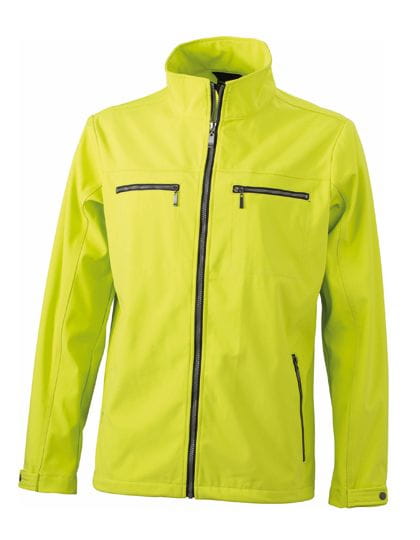 Men`s Tailored Softshell Acid Yellow