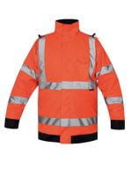 Premium Hi-Viz Rain-Jacket Signal Orange