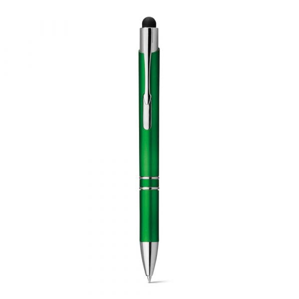THEIA. Kugelschreiber mit LED-Licht (Logo) Grün