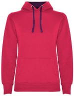 Urban Woman Hooded Sweatshirt Fuchsia 40 / Purple 71