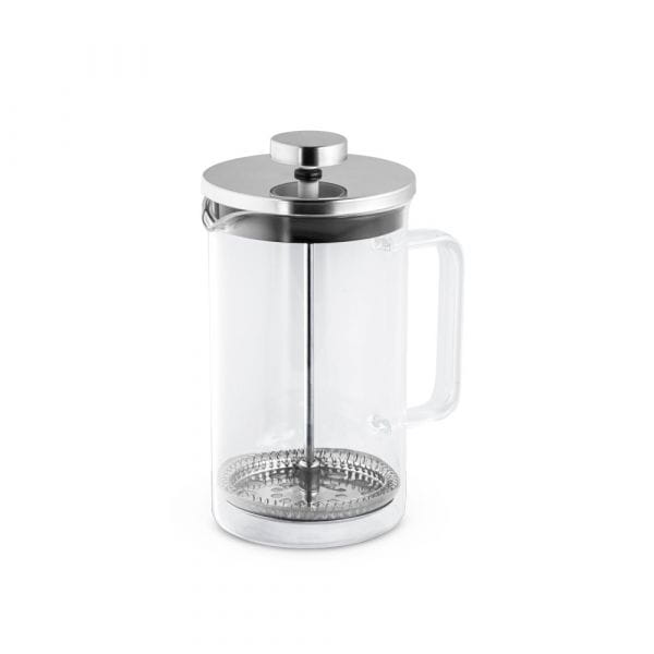 JENSON. Kaffeebereiter aus Glas 600ml Silber