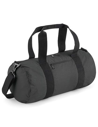 Reflective Barrel Bag Black Reflective