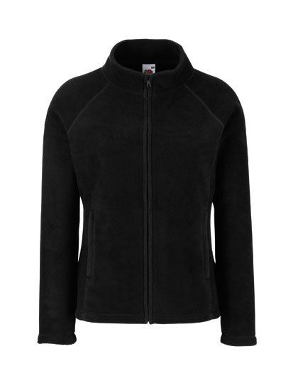 Ladies Full-Zip Fleece Black