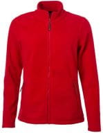 Ladies` Fleece Jacket Red