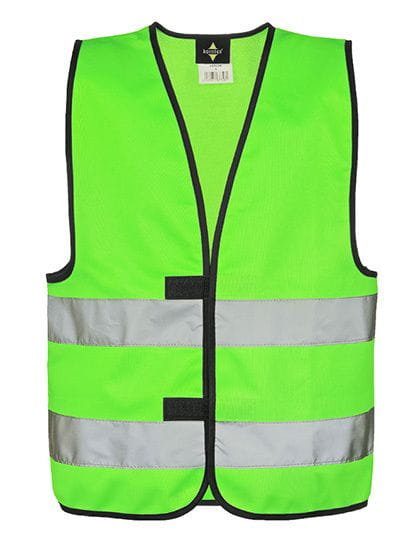 Safety Vest for children EN1150 Neon Green