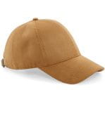 Faux Suede 6 Panel Cap Caramel