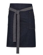 Division Waxed Look Denim Waist Apron Indigo Denim (ca. Pantone 2767)