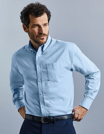 Men`s Long Sleeve Classic Oxford Shirt