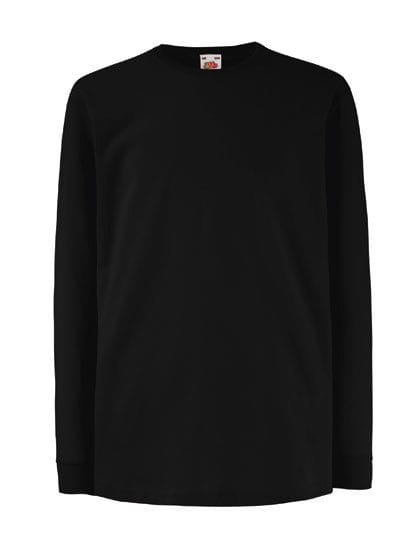 Kids Valueweight Long Sleeve T Black