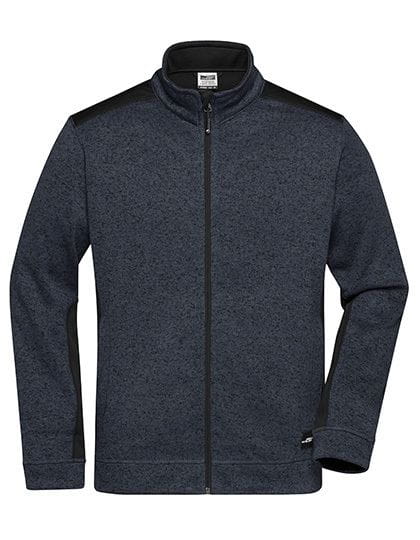 Mens Knitted Workwear Fleece Jacket -STRONG-