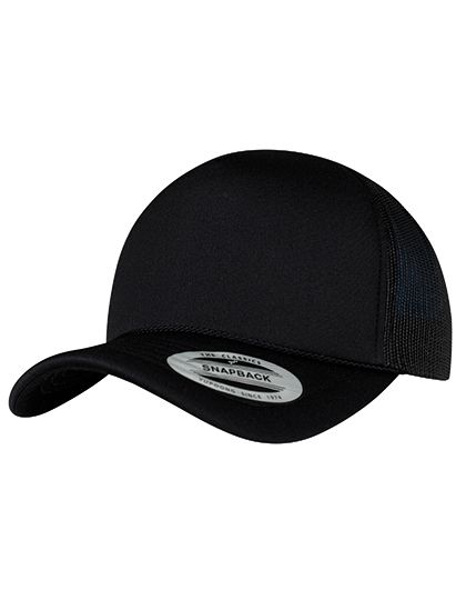 Foam Trucker Cap Curved Visor Black / Black / Black