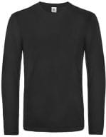 T-Shirt #E190 Long Sleeve / Unisex Black