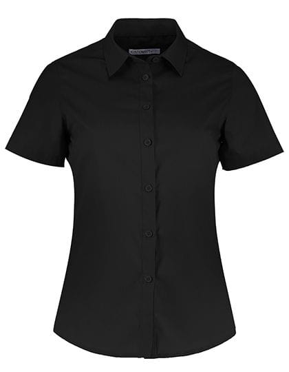 Women`s Tailored Fit Poplin Shirt Short Sleeve