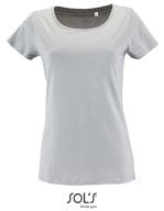 Women`s Short Sleeved T-Shirt Milo Pure Grey