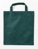 Vliestasche (PP-Tasche) kurze Henkel Dark Green (ca. Pantone 3302U-HKS 56)