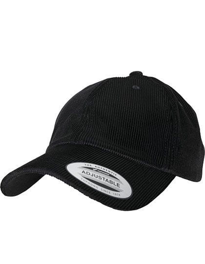 Corduroy Satin Dad Cap Black