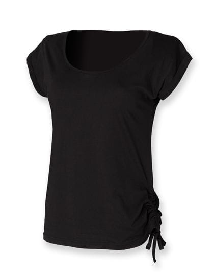 Women`s Slounge T Shirt Top Black