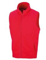 Micro Fleece Gilet Red