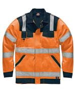 Industry Hi-Vis Jacket EN20471 Orange / Navy