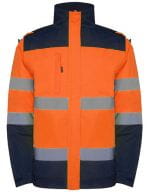 Epsylon Hi-Viz Parka Navy Blue 55 / Fluor Orange 223