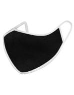 Premium Mund-Nasen-Maske (3er Set) Black / White