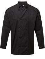 Chefs Long Sleeve Coolchecker® Jacket Black