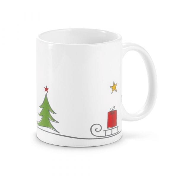 ANCELLE. Weihnachtliche Tasse Gemischt