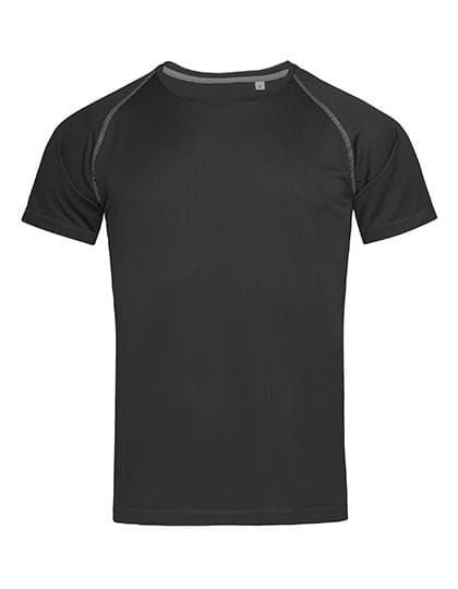 Active 140 Team Raglan T-Shirt Black Opal
