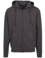 Terry Zip Hoody Charcoal (Heather)